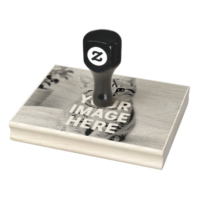 Large Rubber Stamp Your Image Custom  (Stamp)