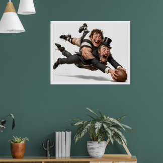 Large Rugby Gentlemen Poster