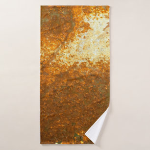 large Rust backgroundabstract, ancient, antique, b Bath Towel