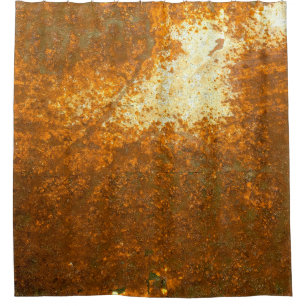 large Rust backgroundabstract, ancient, antique, b Shower Curtain