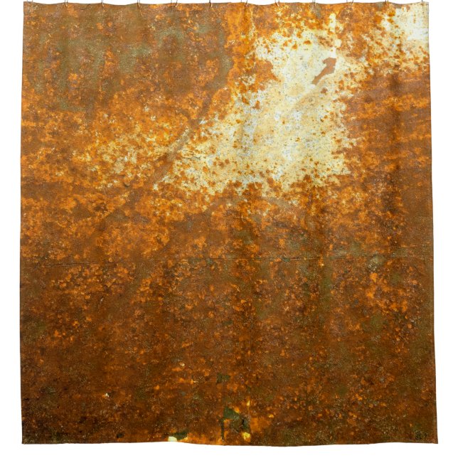 large Rust backgroundabstract, ancient, antique, b Shower Curtain (Front)