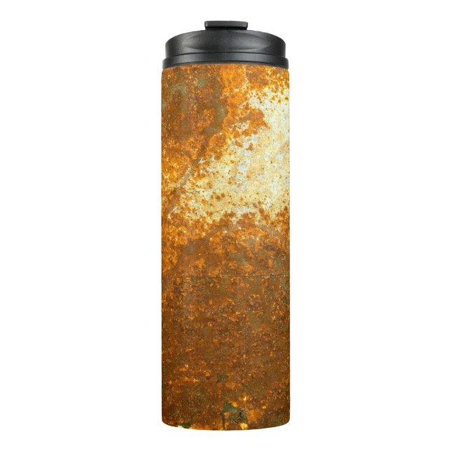 large Rust backgroundabstract, ancient, antique, b Thermal Tumbler (Front)