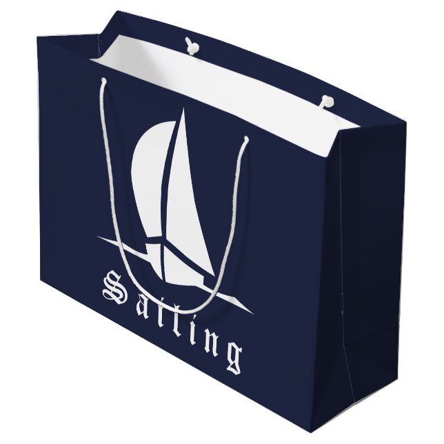 Large Sailing Gift Bag (Back Angled)