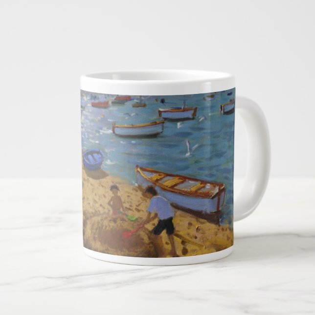 Large sandcastle Teignmouth 2013 Coffee Mug (Front Right)