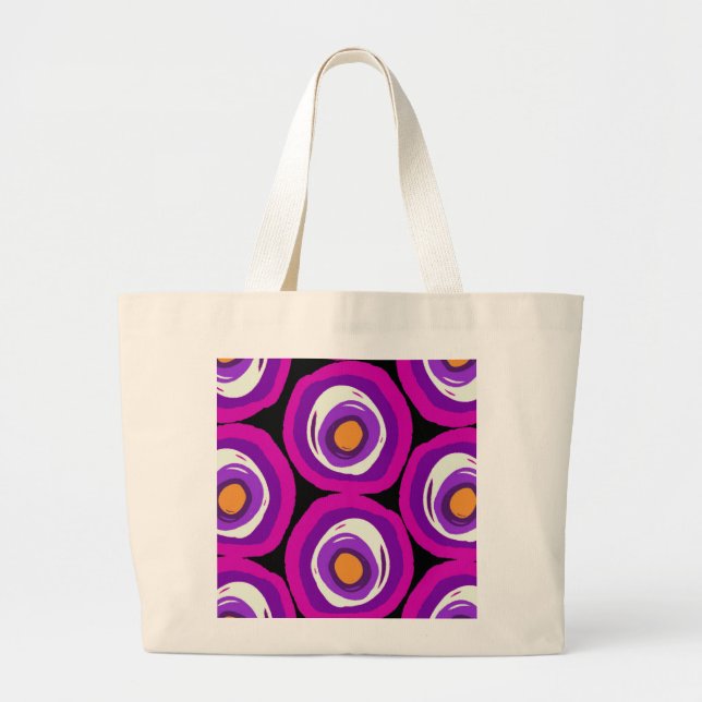 Large Scale Spots Tote Bag (Front)