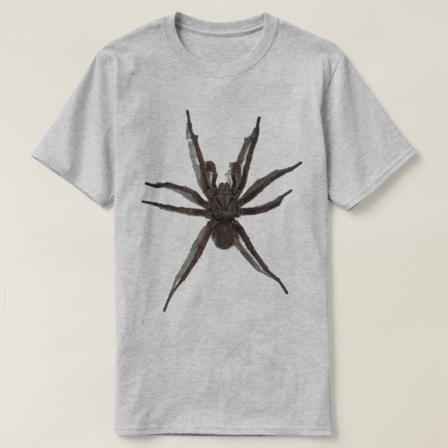 Large Scary Spider T-Shirt (Design Front)