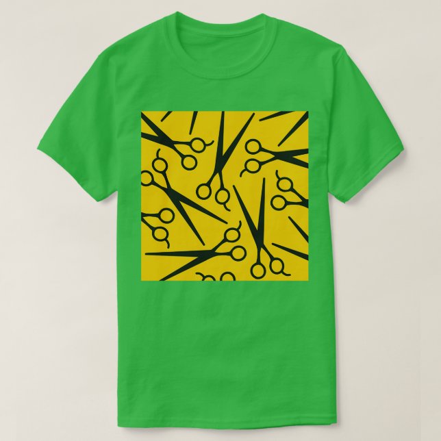 Large scissors pattern 2 Large Full version T-Shirt (Design Front)