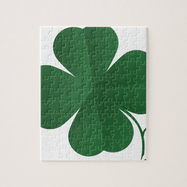 Large Shamrock Jigsaw Puzzle (Vertical)