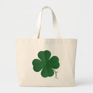 Large Shamrock Tote Bag