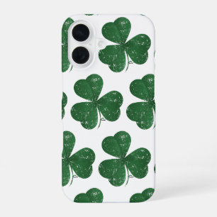 Large Shamrock Vintage iPhone 16 Case
