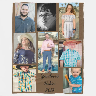 Large Size Fleece Blanket, add your own photos Blanket