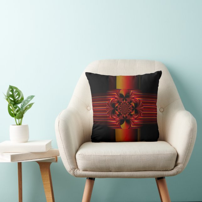 Large Small Stripes With Bow Cushion (Chair)