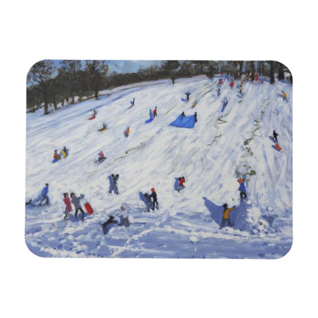 Large snowman Chatsworth 2012 Magnet (Horizontal)