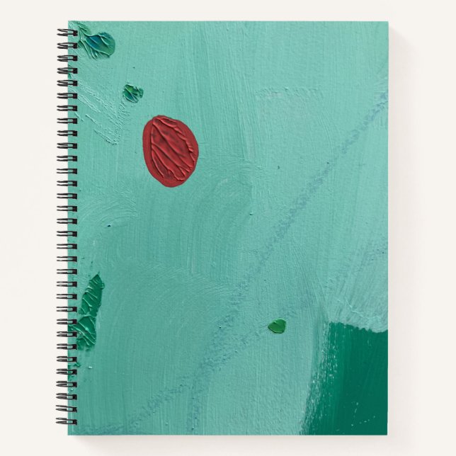 Large Spiral Notebook in Flying Cherry (Front)