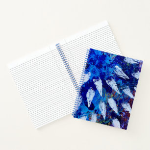 Large Spiral Notebook in Skyburst Design