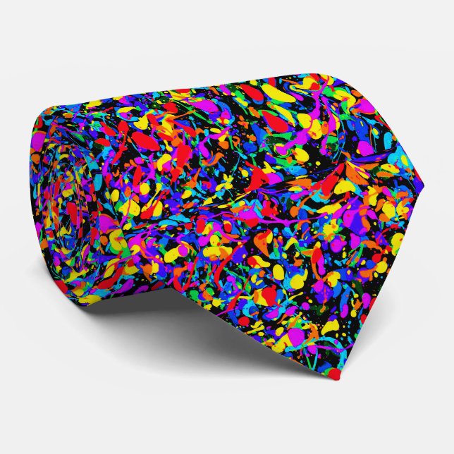 Large Splatter - Tie (Rolled)