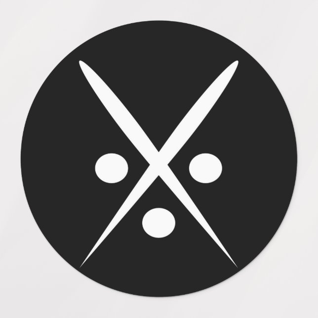 Large Square Adhesive / Waterproof Label (Design 3)