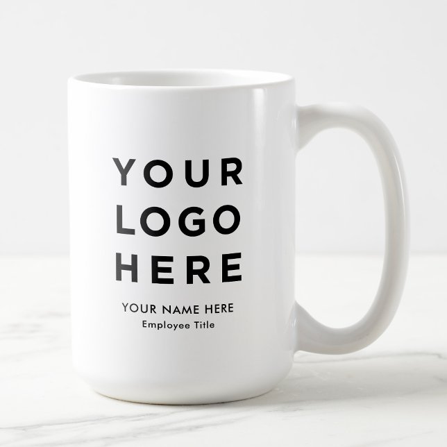 Large Staff Employee Mug Custom Name Company Logo (Creator Uploaded)
