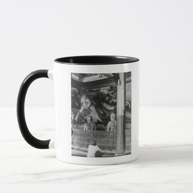 Large Statue of Buddha in Thailand Mug (Left)