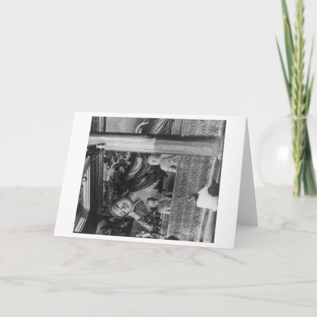 Large Statue of Buddha in Thailand Photograph Card (Front)