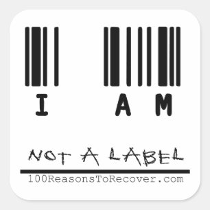 Large Sticker - Not a Label