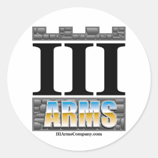 Large stickers 6 per sheet - chrome logo