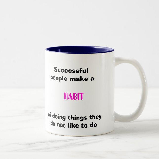 Large Successful Habit Mug (Right)