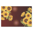 Large Sunflowers Painted Rustic Vintage Decoupage