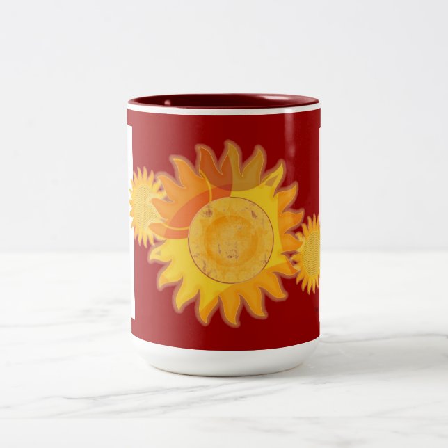 Large Sunshine Red Mug (Center)
