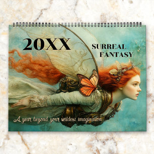 Large Surreal Fantasy Art Magical Calendar