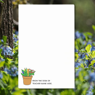 Large Teacher Post-Its with Name Personalization  Post-it Notes