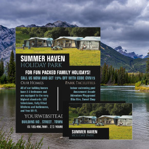 Large Tents, Holiday Park Owner, Manager Business Card