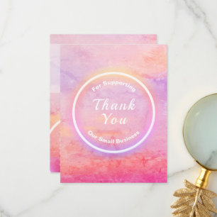 Large Thank You Cards for Small Business