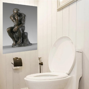 Large The Stinker Bathroom Poster