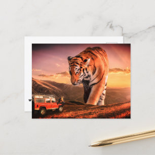 Large Tiger Postcard