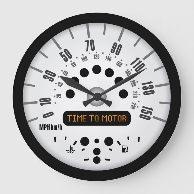LARGE TIME TO MOTOR WALL CLOCK (Front)