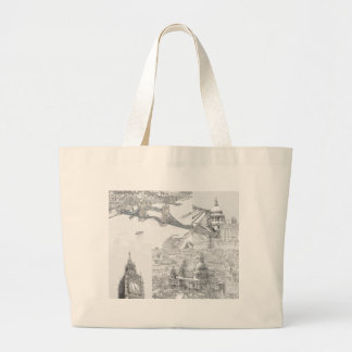 Large Tote Bag - Icons of London