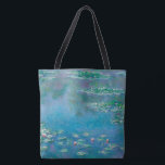 Large Tote Monet "Water Lilies" on Both Sides Bag<br><div class="desc">Large Tote with Impressionist Claude Monet's "Water Lilies" Shown on Both Sides</div>