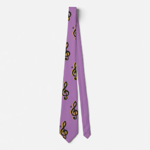Large Treble Clef Tie
