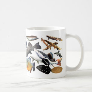 large tropical fish coffee mug