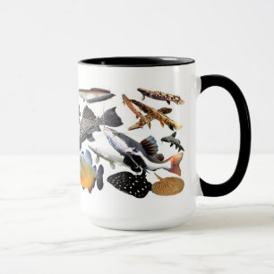 LARGE TROPICAL FISH RINGER MUG