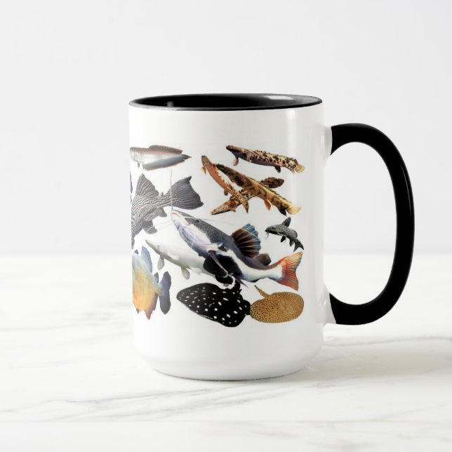 LARGE TROPICAL FISH RINGER MUG (Right)