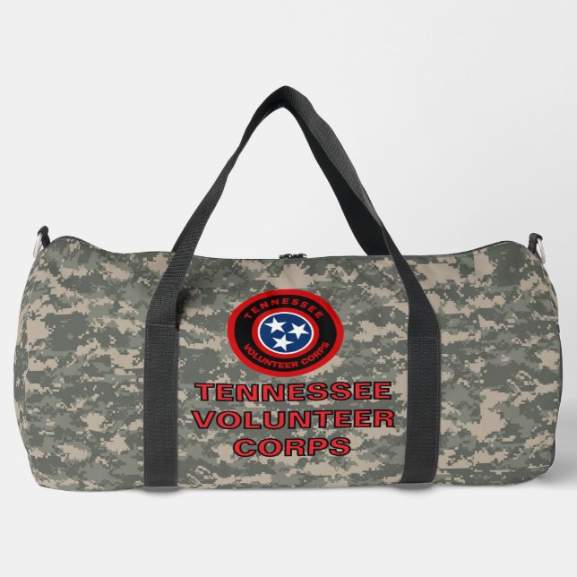 Large TVC UCP Pattern Duffle Bag (Front)