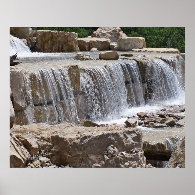Large Waterfall Print-customise size Poster (Front)