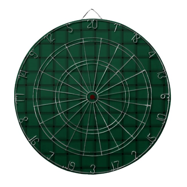 Large Weave - British Racing Green Dartboard (Front)