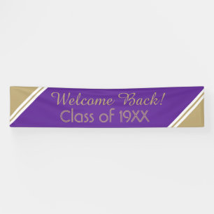 Large Welcome back class reunion Banner
