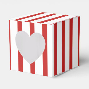 Large White Stripes with DIY Background Colour Favour Box
