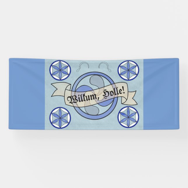 Large Wilkum, Holle Banner (Horizontal)