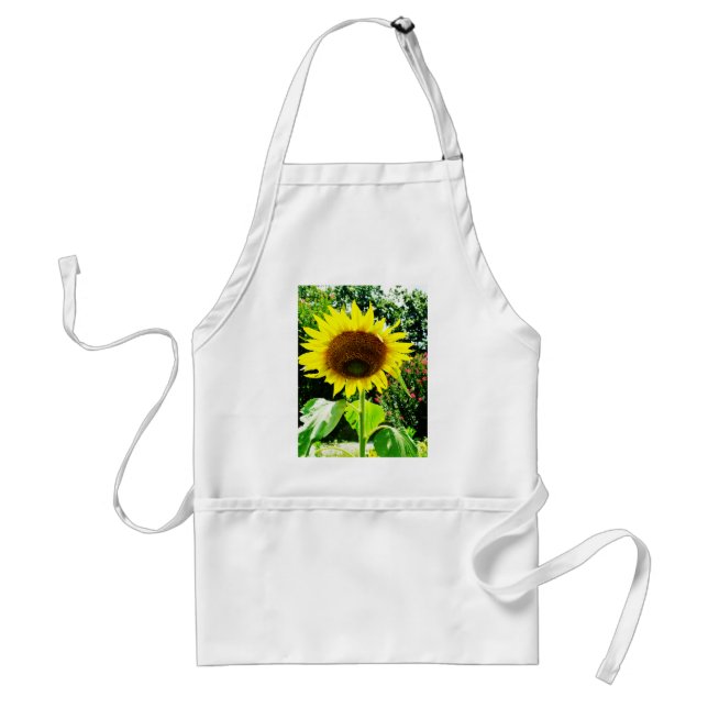 Large yellow Sunflower Standard Apron (Front)