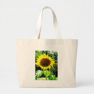 Large yellow Sunflower Tote Bag